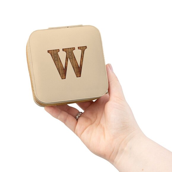 Jewelry Travel Box - Letter W - Picture 3 of 15